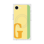 プレミアムスクエアケース with MagSafe［ オリジナル - initial color line - G yellow ］