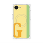 プレミアムスクエアケース with MagSafe［ オリジナル - initial color line - G yellow ］