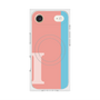 プレミアムスクエアケース with MagSafe［ オリジナル - initial color line - I pink ］