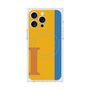プレミアムスクエアケース with MagSafe［ オリジナル - initial color line - I orange ］