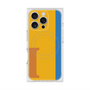 プレミアムスクエアケース with MagSafe［ オリジナル - initial color line - I orange ］