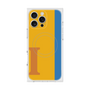 プレミアムスクエアケース with MagSafe［ オリジナル - initial color line - I orange ］