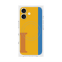 プレミアムスクエアケース with MagSafe［ オリジナル - initial color line - I orange ］