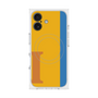 プレミアムスクエアケース with MagSafe［ オリジナル - initial color line - I orange ］