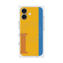 プレミアムスクエアケース with MagSafe［ オリジナル - initial color line - I orange ］