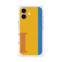 プレミアムスクエアケース with MagSafe［ オリジナル - initial color line - I orange ］