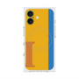 プレミアムスクエアケース with MagSafe［ オリジナル - initial color line - I orange ］