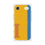 プレミアムスクエアケース with MagSafe［ オリジナル - initial color line - I orange ］