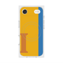 プレミアムスクエアケース with MagSafe［ オリジナル - initial color line - I orange ］