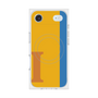 プレミアムスクエアケース with MagSafe［ オリジナル - initial color line - I orange ］