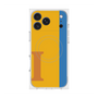 プレミアムスクエアケース with MagSafe［ オリジナル - initial color line - I orange ］