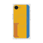 プレミアムスクエアケース with MagSafe［ オリジナル - initial color line - I orange ］