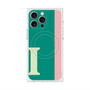 プレミアムスクエアケース with MagSafe［ オリジナル - initial color line - I green ］