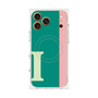 プレミアムスクエアケース with MagSafe［ オリジナル - initial color line - I green ］