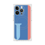 プレミアムスクエアケース with MagSafe［ オリジナル - initial color line - J blue ］