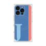 プレミアムスクエアケース with MagSafe［ オリジナル - initial color line - J blue ］