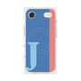 プレミアムスクエアケース with MagSafe［ オリジナル - initial color line - J blue ］