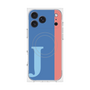 プレミアムスクエアケース with MagSafe［ オリジナル - initial color line - J blue ］