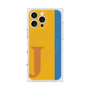 プレミアムスクエアケース with MagSafe［ オリジナル - initial color line - J orange ］
