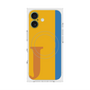 プレミアムスクエアケース with MagSafe［ オリジナル - initial color line - J orange ］