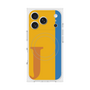 プレミアムスクエアケース with MagSafe［ オリジナル - initial color line - J orange ］