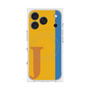 プレミアムスクエアケース with MagSafe［ オリジナル - initial color line - J orange ］