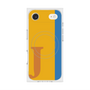 プレミアムスクエアケース with MagSafe［ オリジナル - initial color line - J orange ］