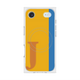 プレミアムスクエアケース with MagSafe［ オリジナル - initial color line - J orange ］