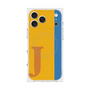 プレミアムスクエアケース with MagSafe［ オリジナル - initial color line - J orange ］