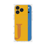 プレミアムスクエアケース with MagSafe［ オリジナル - initial color line - J orange ］