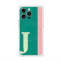 プレミアムスクエアケース with MagSafe［ オリジナル - initial color line - J green ］