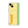 プレミアムスクエアケース with MagSafe［ オリジナル - initial color line - J yellow ］