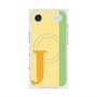 プレミアムスクエアケース with MagSafe［ オリジナル - initial color line - J yellow ］