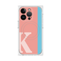プレミアムスクエアケース with MagSafe［ オリジナル - initial color line - K pink ］