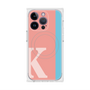 プレミアムスクエアケース with MagSafe［ オリジナル - initial color line - K pink ］