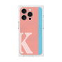 プレミアムスクエアケース with MagSafe［ オリジナル - initial color line - K pink ］