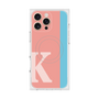 プレミアムスクエアケース with MagSafe［ オリジナル - initial color line - K pink ］