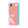 プレミアムスクエアケース with MagSafe［ オリジナル - initial color line - K pink ］