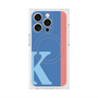 プレミアムスクエアケース with MagSafe［ オリジナル - initial color line - K blue ］
