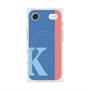 プレミアムスクエアケース with MagSafe［ オリジナル - initial color line - K blue ］