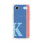 プレミアムスクエアケース with MagSafe［ オリジナル - initial color line - K blue ］