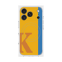 プレミアムスクエアケース with MagSafe［ オリジナル - initial color line - K orange ］