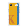 プレミアムスクエアケース with MagSafe［ オリジナル - initial color line - K orange ］