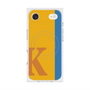 プレミアムスクエアケース with MagSafe［ オリジナル - initial color line - K orange ］