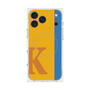 プレミアムスクエアケース with MagSafe［ オリジナル - initial color line - K orange ］