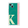 プレミアムスクエアケース with MagSafe［ オリジナル - initial color line - K green ］