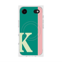 プレミアムスクエアケース with MagSafe［ オリジナル - initial color line - K green ］