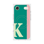 プレミアムスクエアケース with MagSafe［ オリジナル - initial color line - K green ］
