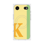 プレミアムスクエアケース with MagSafe［ オリジナル - initial color line - K yellow ］