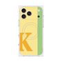 プレミアムスクエアケース with MagSafe［ オリジナル - initial color line - K yellow ］